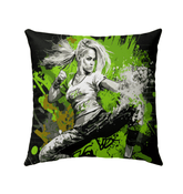 Train Like a Warrior Outdoor Pillow - Beyond T-shirts